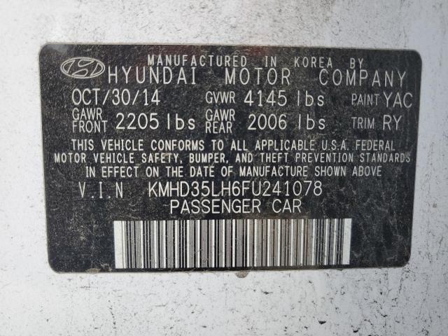 Photo 12 VIN: KMHD35LH6FU241078 - HYUNDAI ELANTRA GT 