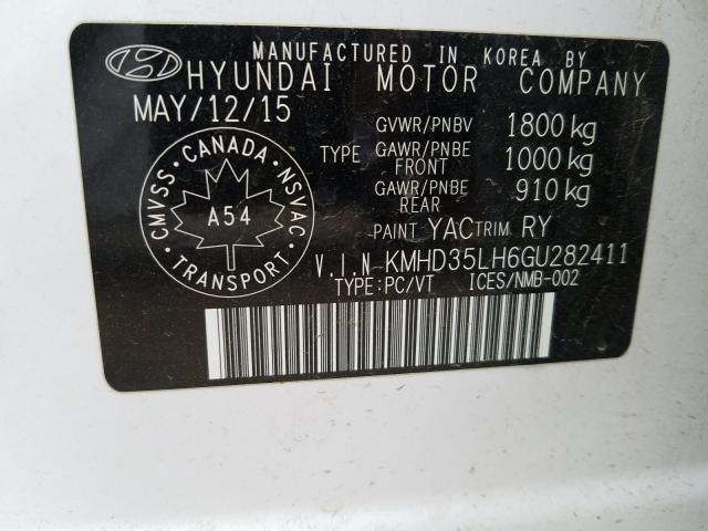 Photo 8 VIN: KMHD35LH6GU282411 - HYUNDAI ELANTRA GT 