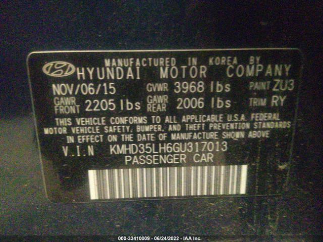 Photo 8 VIN: KMHD35LH6GU317013 - HYUNDAI ELANTRA GT 