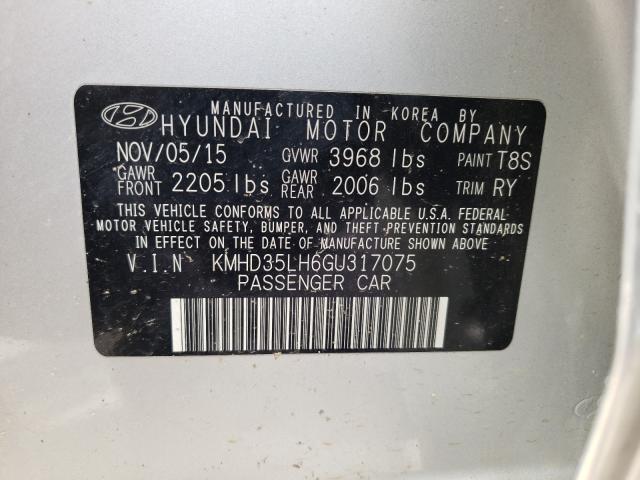 Photo 9 VIN: KMHD35LH6GU317075 - HYUNDAI ELANTRA GT 