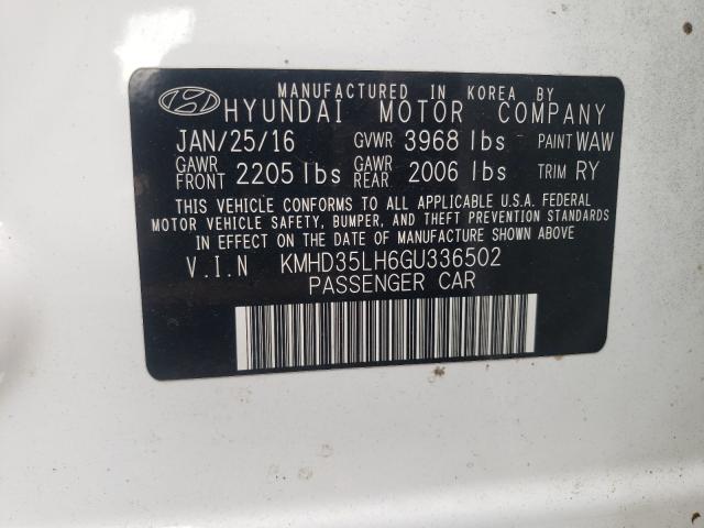 Photo 9 VIN: KMHD35LH6GU336502 - HYUNDAI ELANTRA GT 