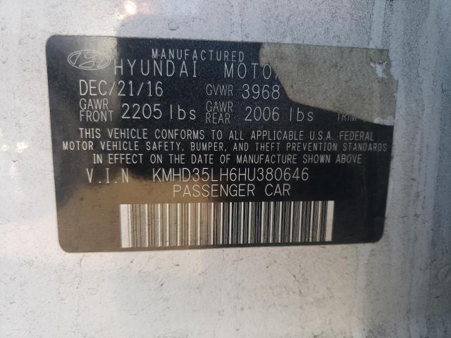 Photo 11 VIN: KMHD35LH6HU380646 - HYUNDAI ELANTRA 