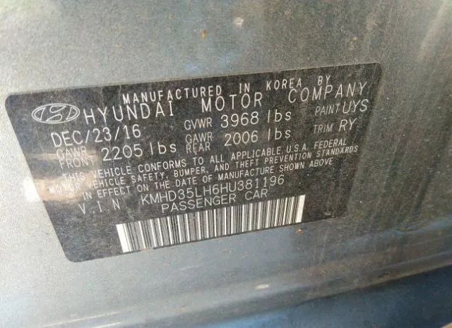 Photo 8 VIN: KMHD35LH6HU381196 - HYUNDAI ELANTRA GT 