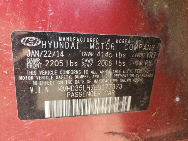 Photo 12 VIN: KMHD35LH7EU177373 - HYUNDAI ELANTRA GT 