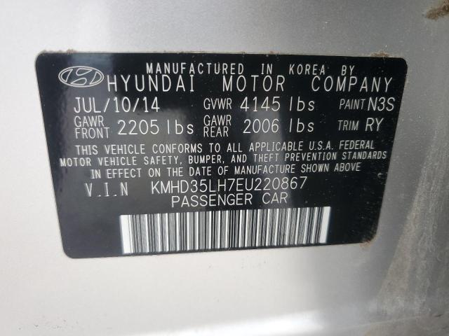 Photo 12 VIN: KMHD35LH7EU220867 - HYUNDAI ELANTRA 