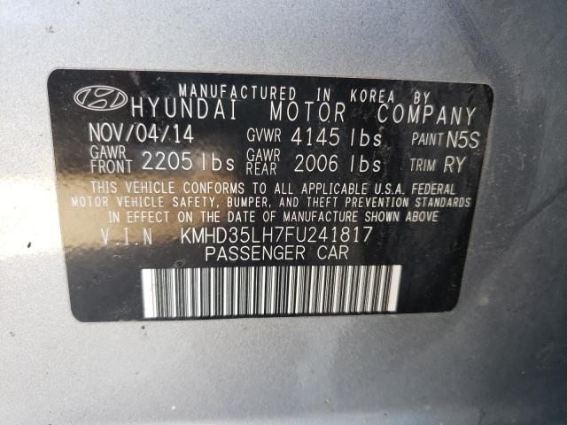 Photo 9 VIN: KMHD35LH7FU241817 - HYUNDAI ELANTRA GT 