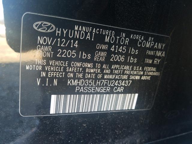 Photo 9 VIN: KMHD35LH7FU243437 - HYUNDAI ELANTRA GT 