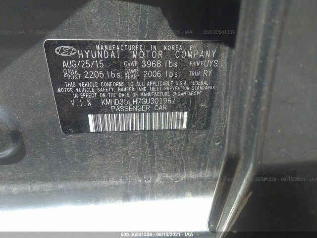 Photo 8 VIN: KMHD35LH7GU301967 - HYUNDAI ELANTRA GT 