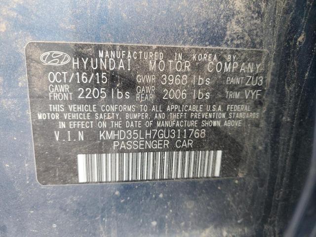 Photo 11 VIN: KMHD35LH7GU311768 - HYUNDAI ELANTRA GT 