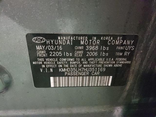 Photo 9 VIN: KMHD35LH7HU351169 - HYUNDAI ELANTRA GT 