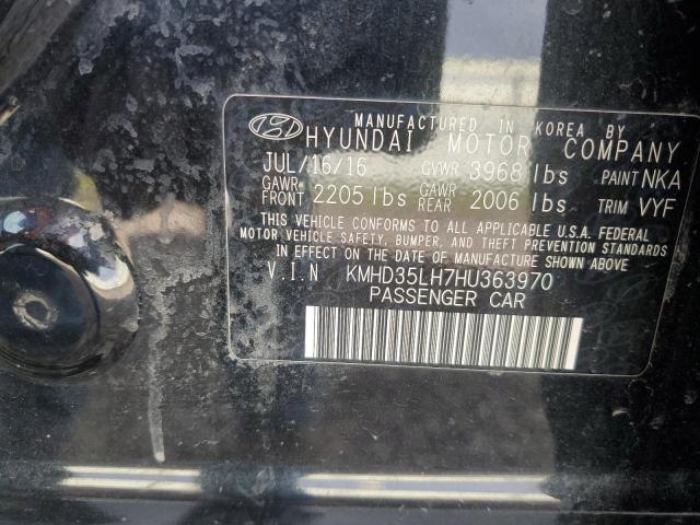 Photo 12 VIN: KMHD35LH7HU363970 - HYUNDAI ELANTRA 