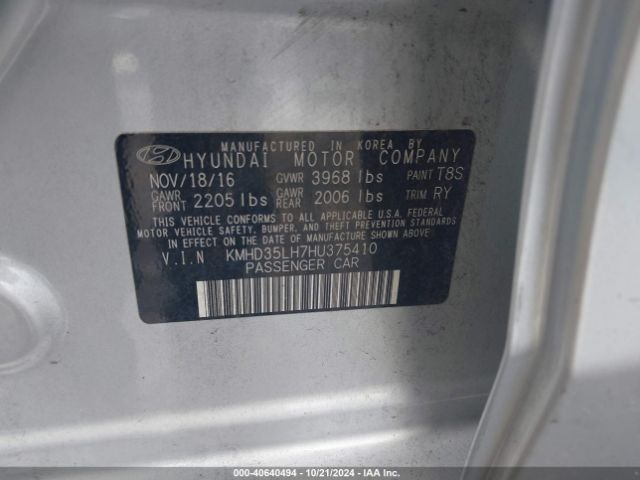 Photo 8 VIN: KMHD35LH7HU375410 - HYUNDAI ELANTRA GT 