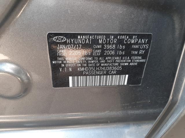 Photo 9 VIN: KMHD35LH7HU383605 - HYUNDAI ELANTRA GT 