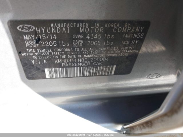 Photo 8 VIN: KMHD35LH8EU205004 - HYUNDAI ELANTRA GT 