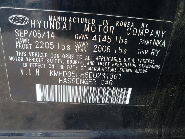 Photo 9 VIN: KMHD35LH8EU231361 - HYUNDAI ELANTRA GT 