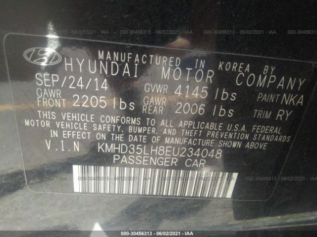 Photo 8 VIN: KMHD35LH8EU234048 - HYUNDAI ELANTRA GT 