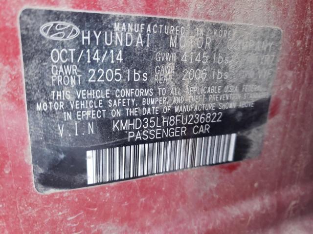 Photo 9 VIN: KMHD35LH8FU236822 - HYUNDAI ELANTRA GT 