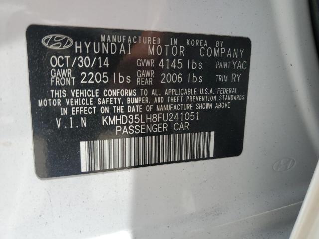 Photo 11 VIN: KMHD35LH8FU241051 - HYUNDAI ELANTRA 