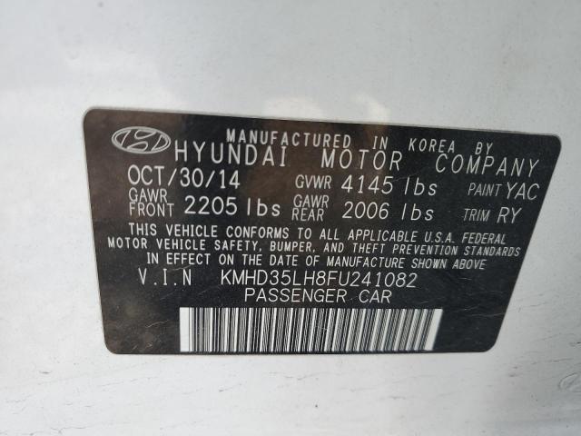 Photo 11 VIN: KMHD35LH8FU241082 - HYUNDAI ELANTRA 