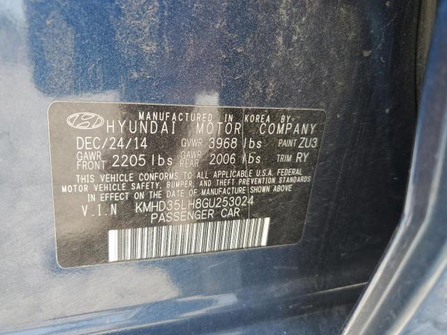 Photo 11 VIN: KMHD35LH8GU253024 - HYUNDAI ELANTRA GT 