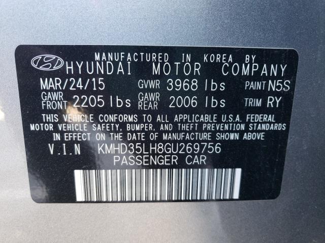 Photo 9 VIN: KMHD35LH8GU269756 - HYUNDAI ELANTRA GT 