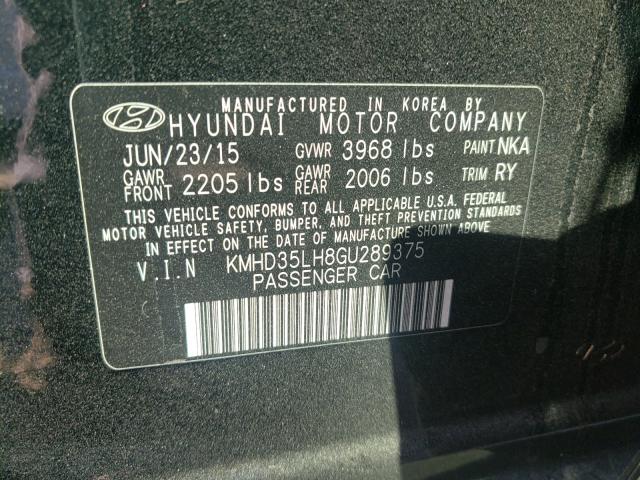 Photo 9 VIN: KMHD35LH8GU289375 - HYUNDAI ELANTRA GT 