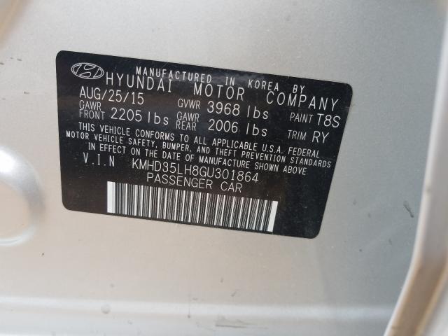 Photo 9 VIN: KMHD35LH8GU301864 - HYUNDAI ELANTRA GT 