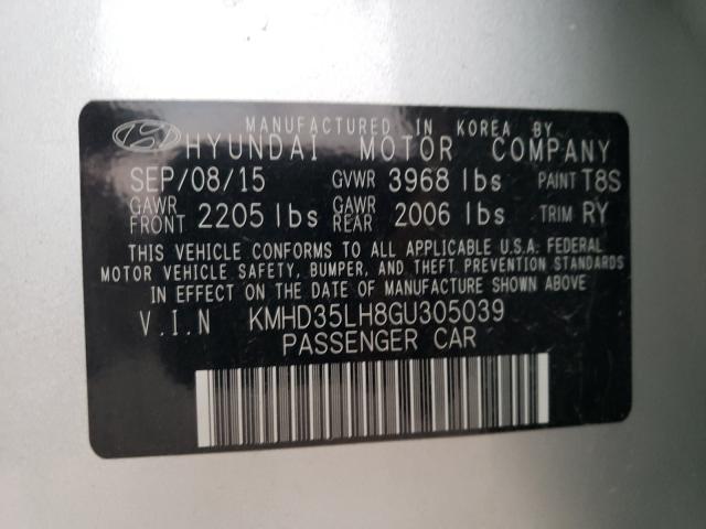 Photo 9 VIN: KMHD35LH8GU305039 - HYUNDAI ELANTRA GT 