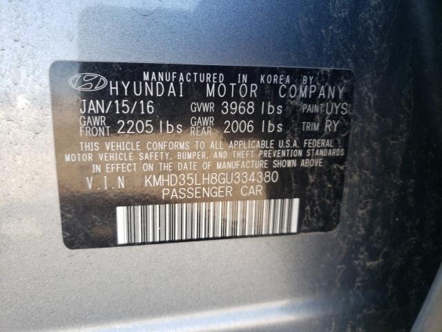 Photo 9 VIN: KMHD35LH8GU334380 - HYUNDAI ELANTRA GT 