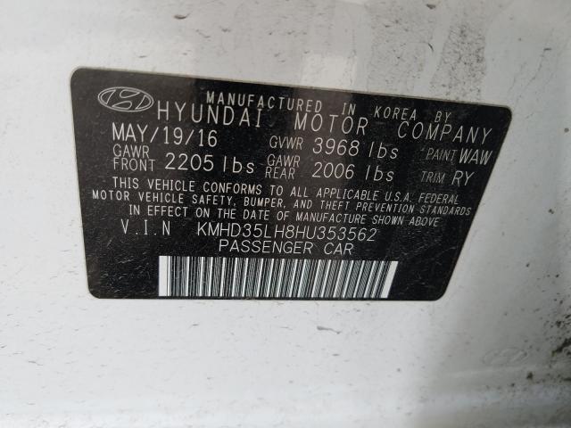 Photo 9 VIN: KMHD35LH8HU353562 - HYUNDAI ELANTRA GT 