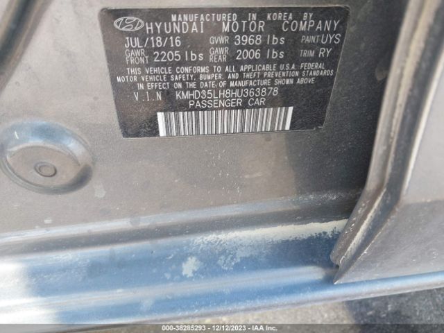 Photo 8 VIN: KMHD35LH8HU363878 - HYUNDAI ELANTRA GT 