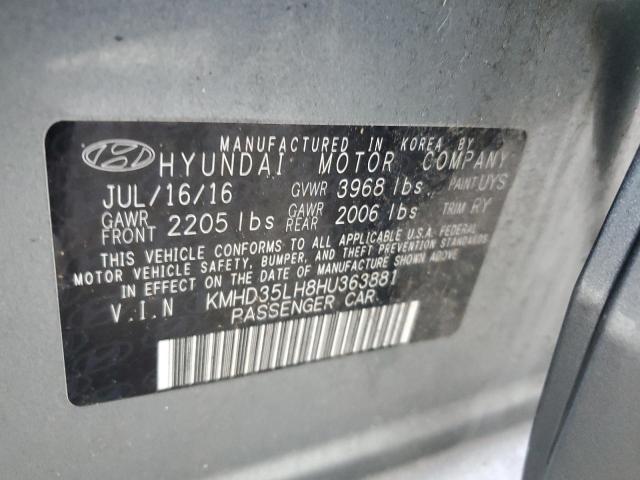 Photo 11 VIN: KMHD35LH8HU363881 - HYUNDAI ELANTRA GT 