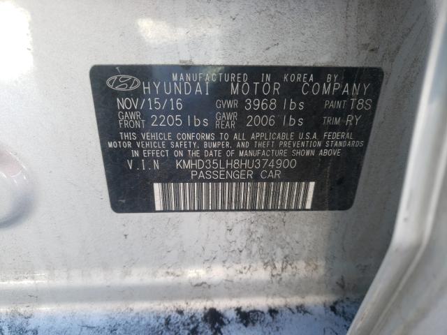 Photo 9 VIN: KMHD35LH8HU374900 - HYUNDAI ELANTRA GT 