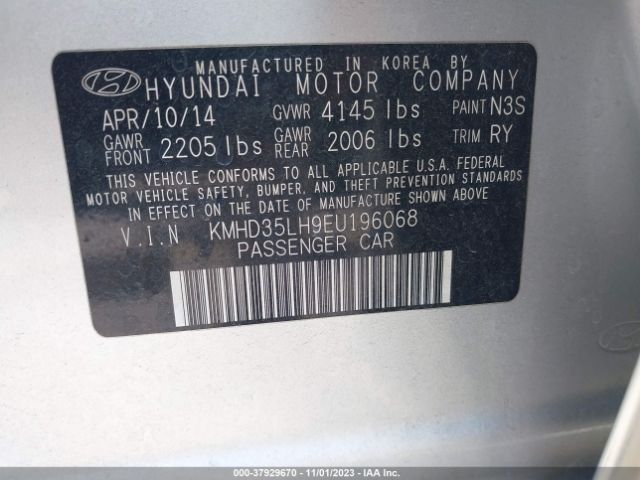 Photo 8 VIN: KMHD35LH9EU196068 - HYUNDAI ELANTRA GT 