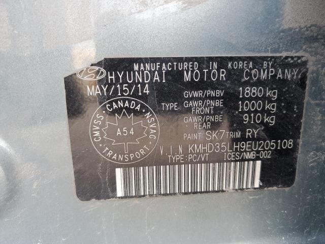 Photo 12 VIN: KMHD35LH9EU205108 - HYUNDAI ELANTRA 