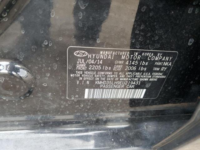 Photo 12 VIN: KMHD35LH9EU219431 - HYUNDAI ELANTRA 