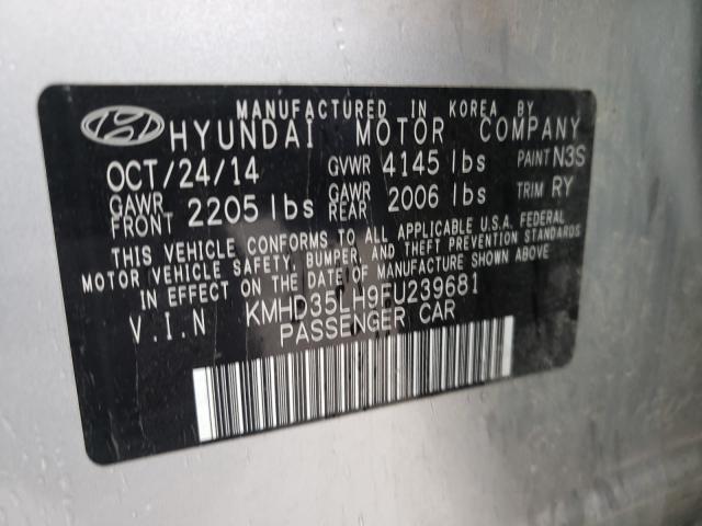 Photo 9 VIN: KMHD35LH9FU239681 - HYUNDAI ELANTRA GT 