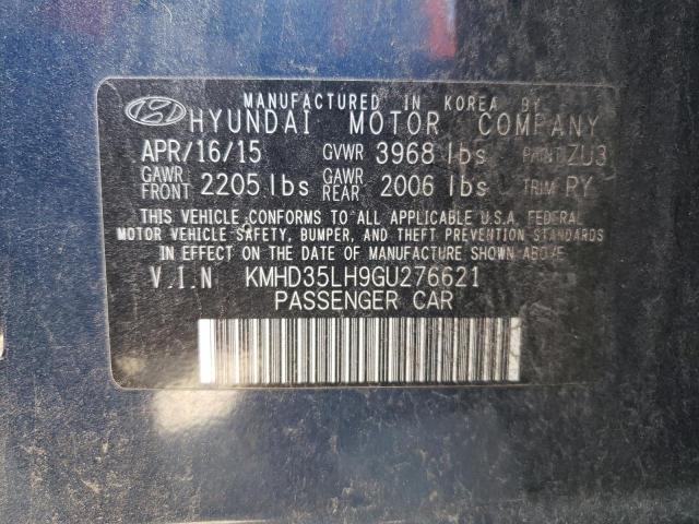 Photo 11 VIN: KMHD35LH9GU276621 - HYUNDAI ELANTRA 