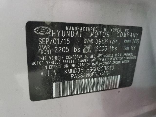 Photo 12 VIN: KMHD35LH9GU303610 - HYUNDAI ELANTRA GT 