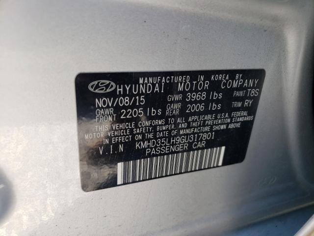 Photo 9 VIN: KMHD35LH9GU317801 - HYUNDAI ELANTRA GT 