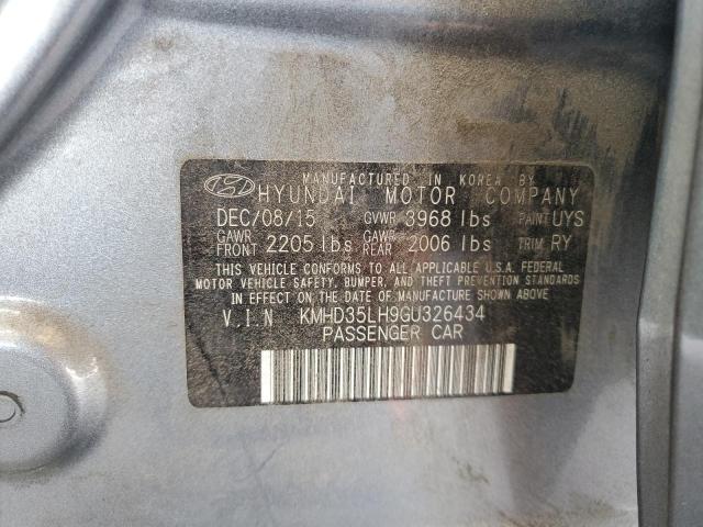 Photo 11 VIN: KMHD35LH9GU326434 - HYUNDAI ELANTRA 