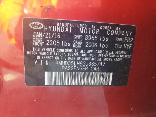 Photo 12 VIN: KMHD35LH9GU335747 - HYUNDAI ELANTRA GT 