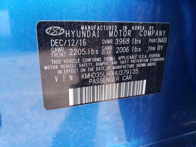 Photo 9 VIN: KMHD35LH9HU379135 - HYUNDAI ELANTRA GT 