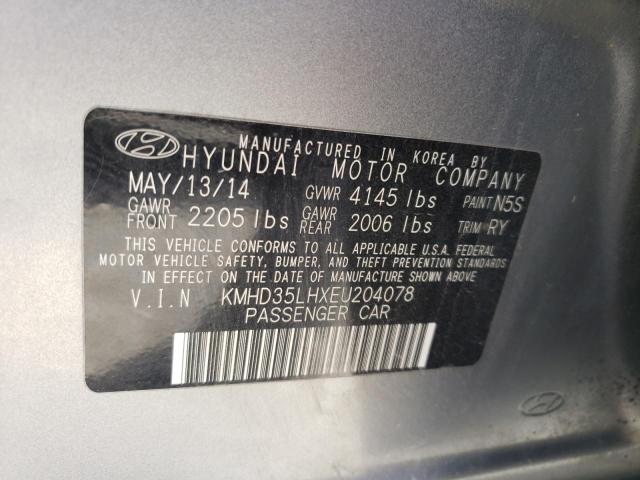 Photo 9 VIN: KMHD35LHXEU204078 - HYUNDAI ELANTRA GT 