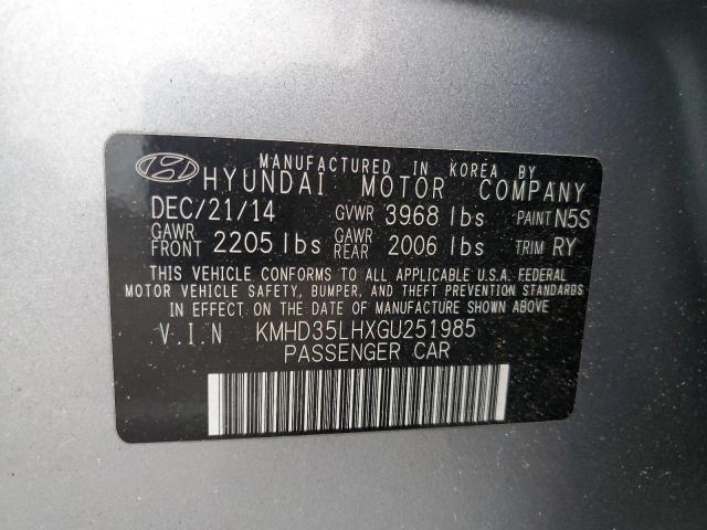 Photo 11 VIN: KMHD35LHXGU251985 - HYUNDAI ELANTRA GT 