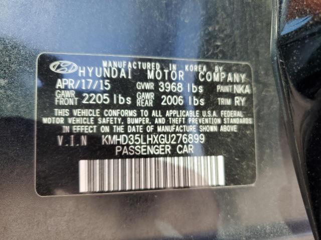 Photo 12 VIN: KMHD35LHXGU276899 - HYUNDAI ELANTRA 