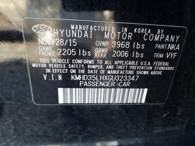 Photo 9 VIN: KMHD35LHXGU323347 - HYUNDAI ELANTRA GT 