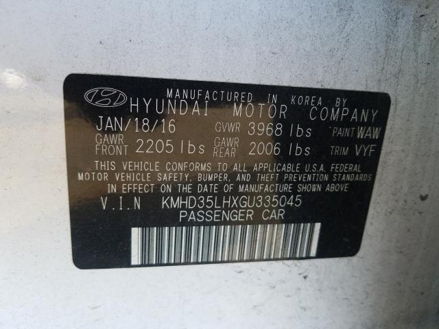 Photo 9 VIN: KMHD35LHXGU335045 - HYUNDAI ELANTRA GT 