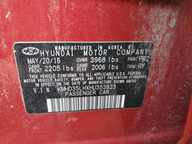 Photo 11 VIN: KMHD35LHXHU353823 - HYUNDAI ELANTRA 