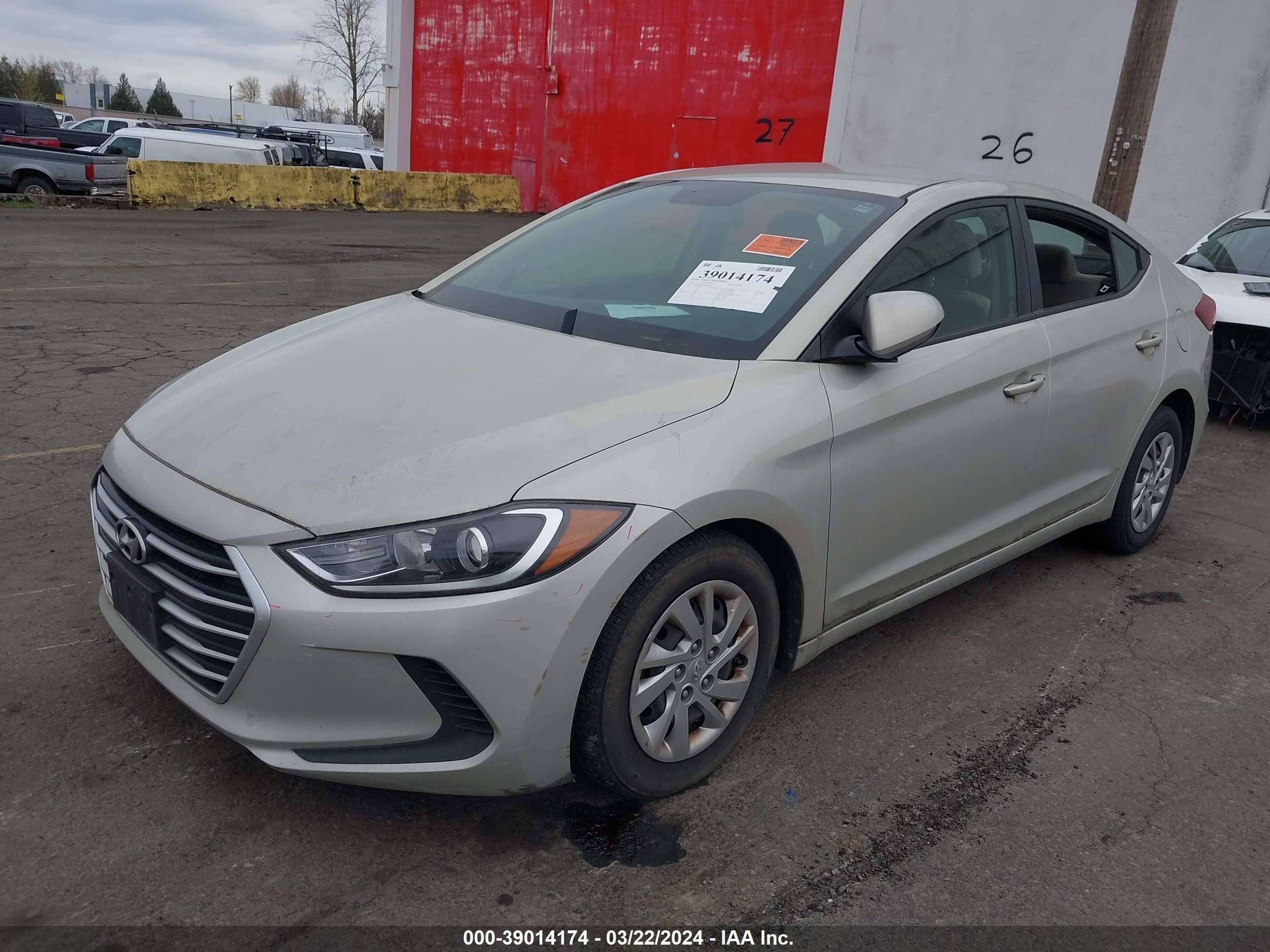 Photo 1 VIN: KMHD74LF0HU083692 - HYUNDAI ELANTRA 